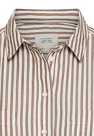 Baumwollbluse mit Knopfleiste