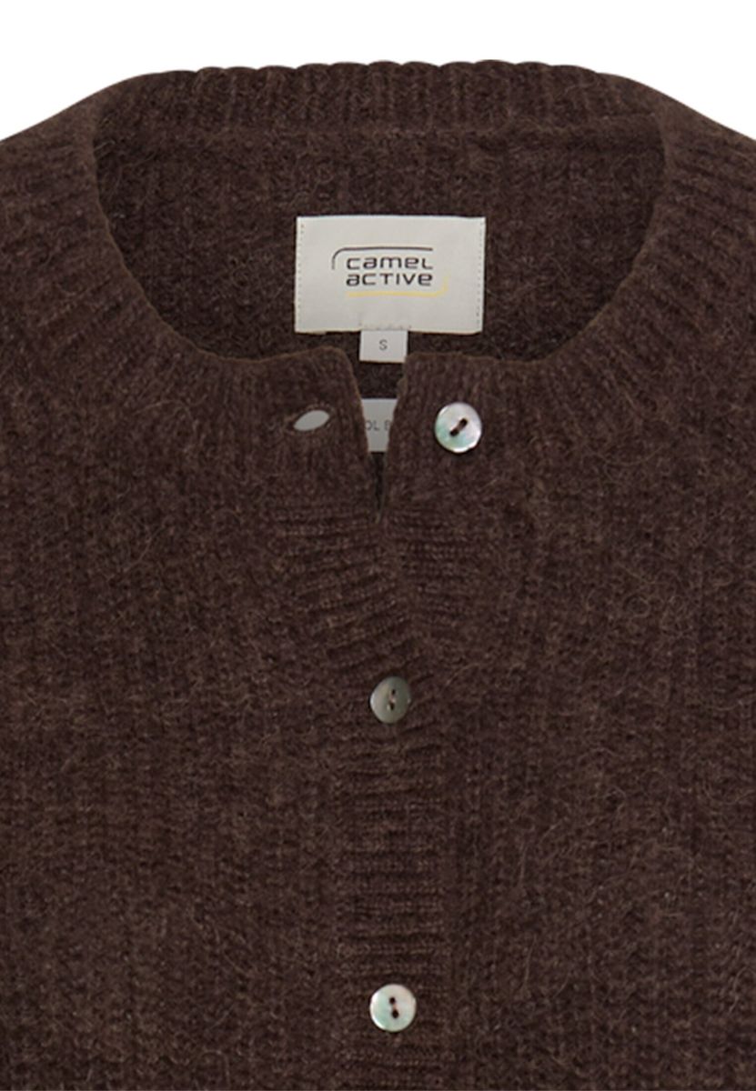 Strickjacke mit gerader Passform