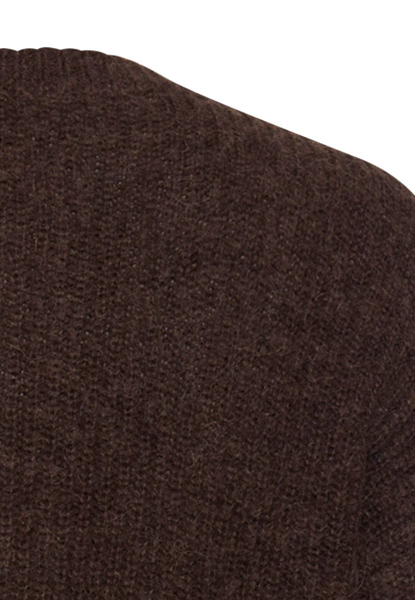 Strickjacke mit gerader Passform