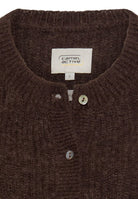 Strickweste mit Knopfleiste
