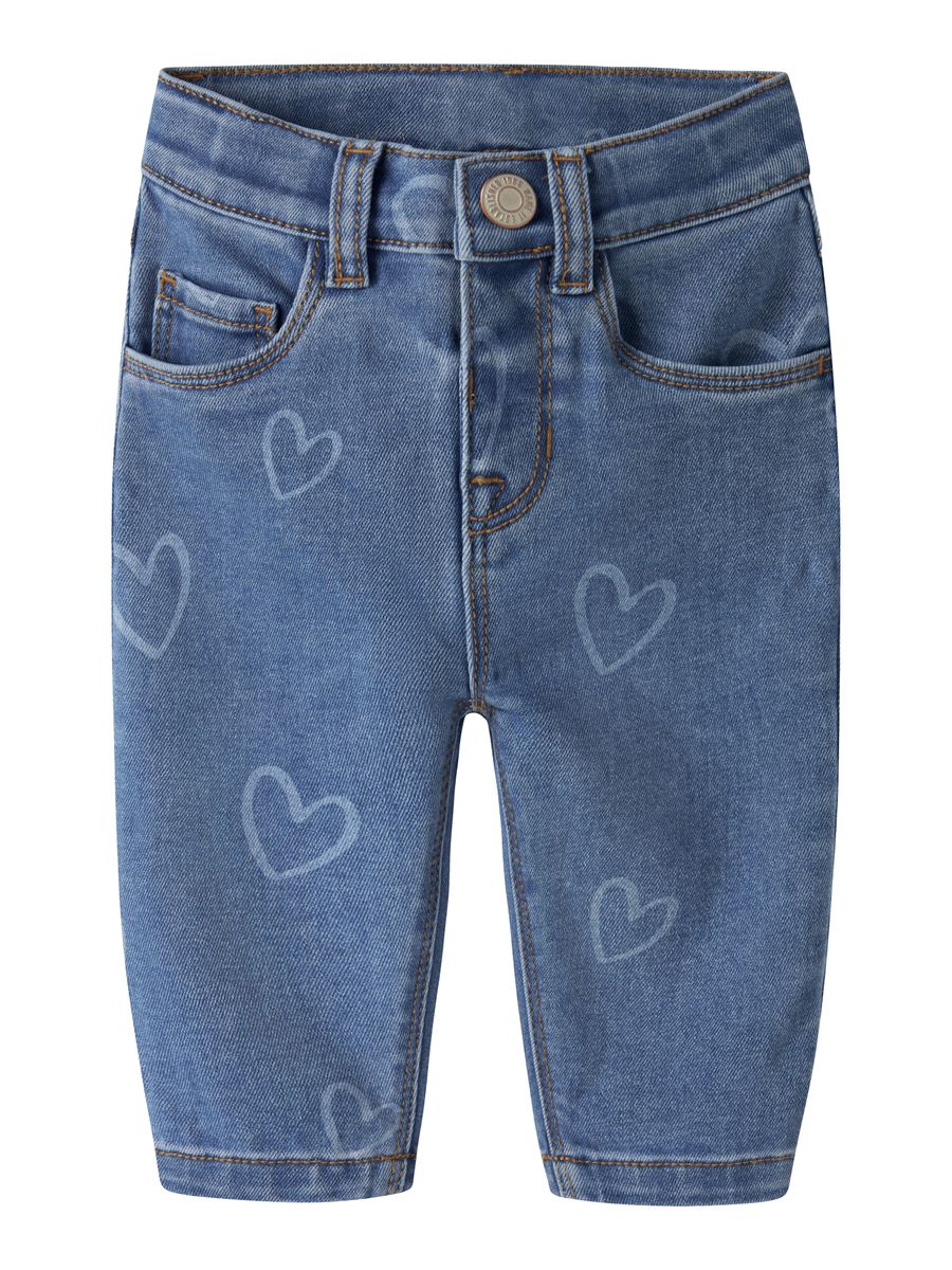 NBFROSE MOM AOP JEANS 4044-ON NOOS