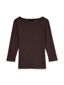 VMCHLOE PANDA 3/4 BOATNECK TOP JRS