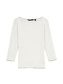 VMCHLOE PANDA 3/4 BOATNECK TOP JRS