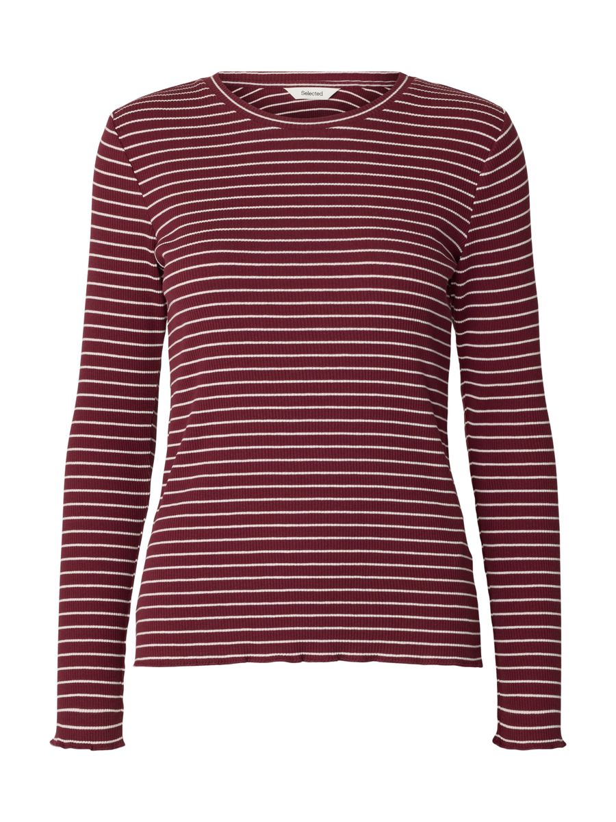 SLWANNA LS CREW NECK TEE STR NOOS