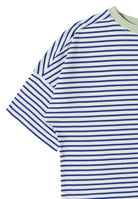 T-Shirt mit Streifen und Kontrastdetail