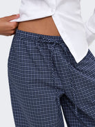 JDYPEGGY MW CHECK LOOSE PANT WVN EXP