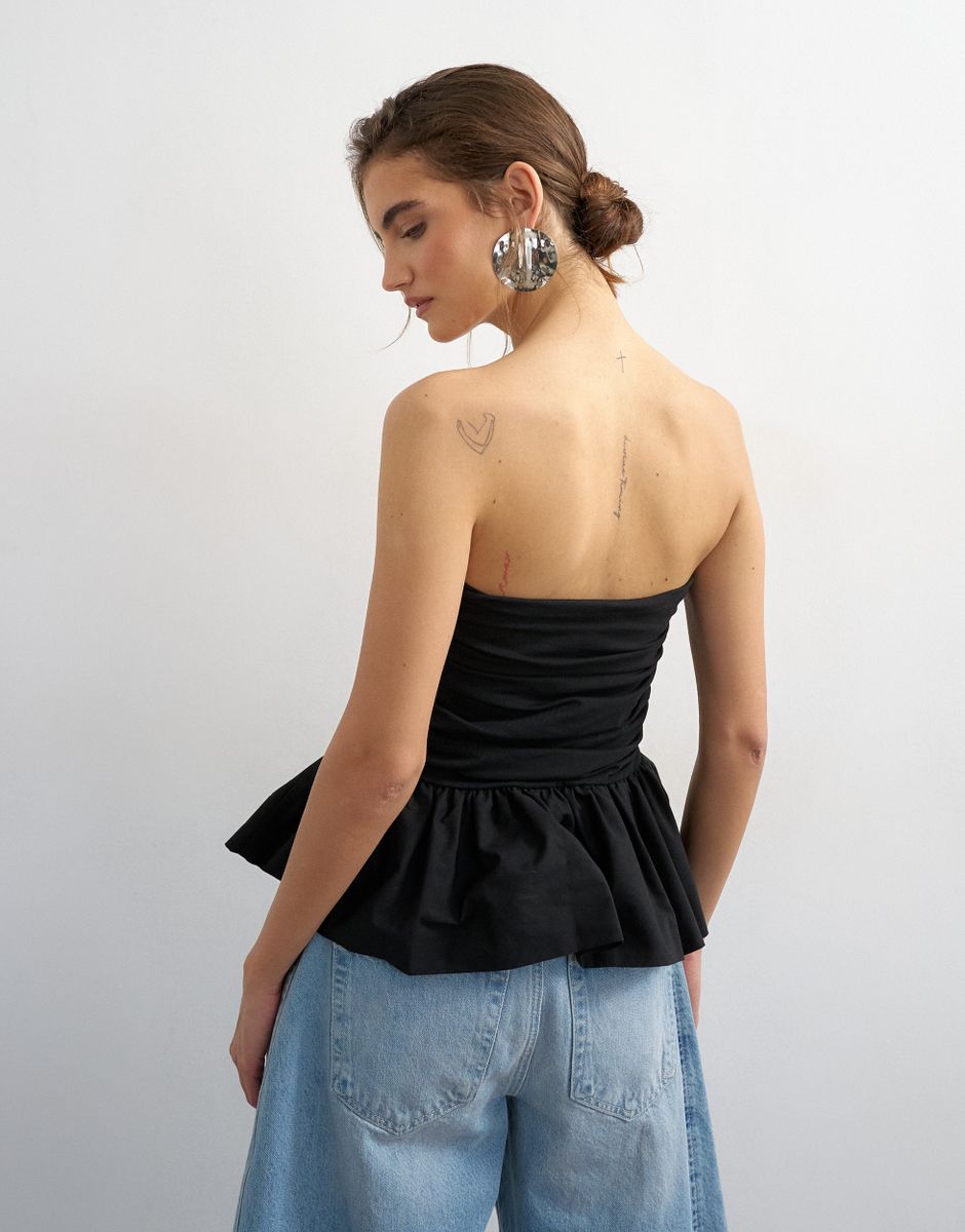 TSCAMILLA PEPLUM BANDEAU TOP JRS