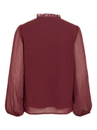 VIFALIA V-NECK TIE L/S TOP