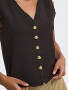 JDYASTRA S/L BUTTON VEST KNT NOOS