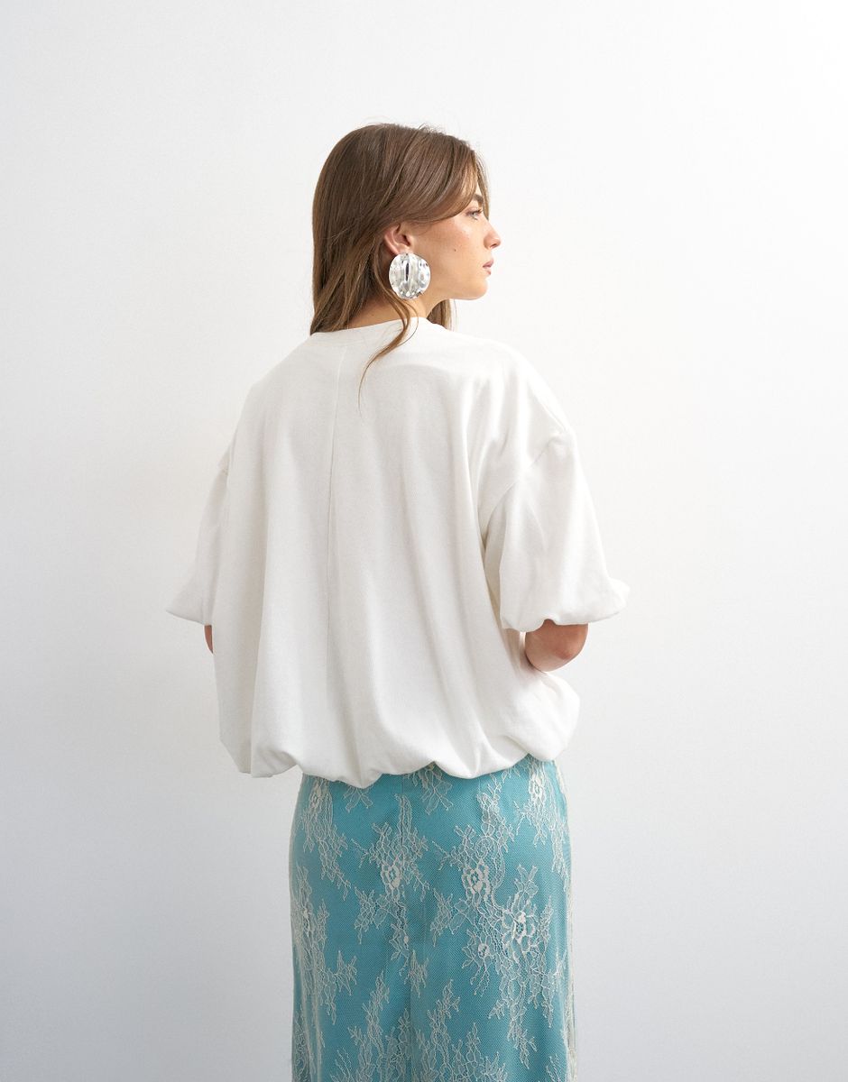 TSMANDY BUBBLE HEM TEE JRS