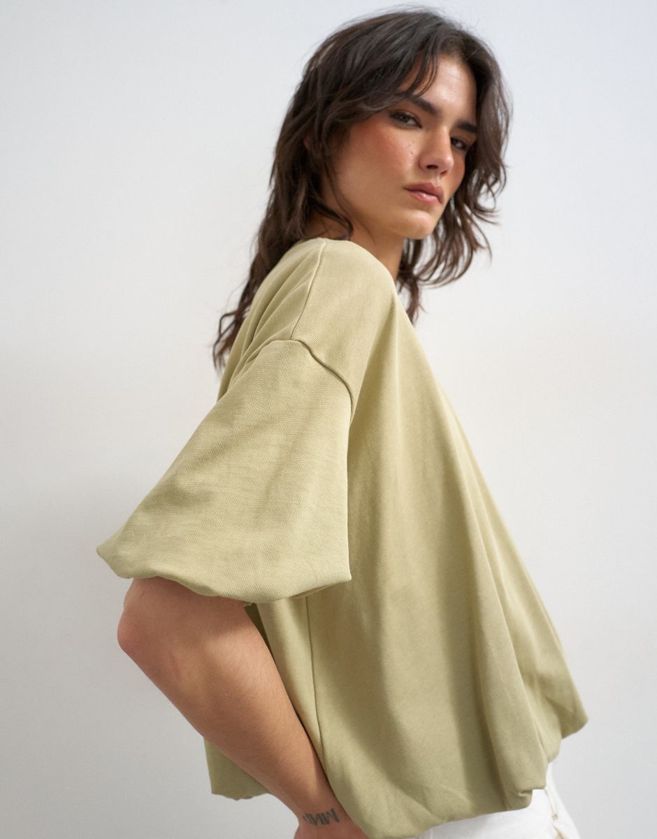 TSMANDY BUBBLE HEM TEE JRS