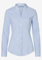 Striped Cotton Stretch Blouse