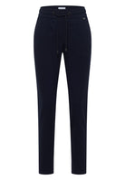 Mid Waist Slim Leg Hose im Casual Fit