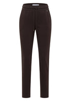 Mid Waist Slim Leg Hose im Casual Fit