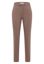 Mid Waist Slim Leg Hose im Casual Fit