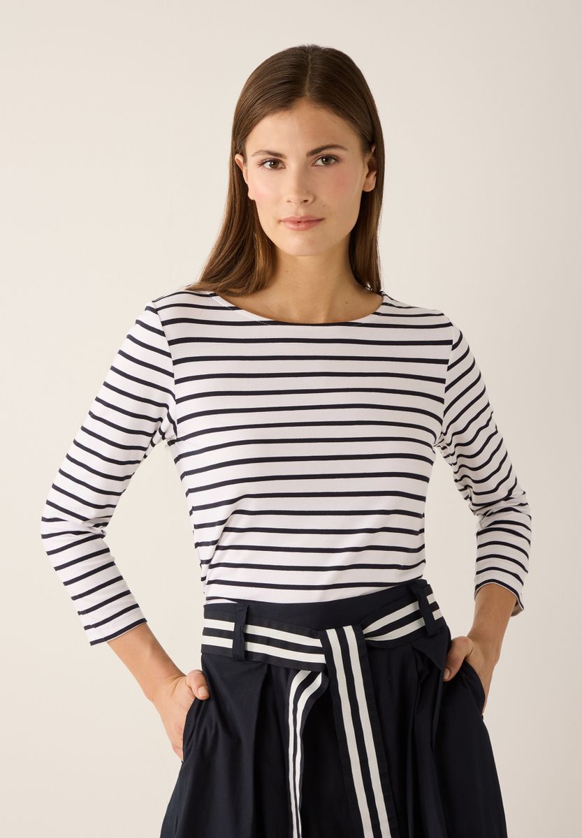 Striped Shirt, 3/4 Sleeve