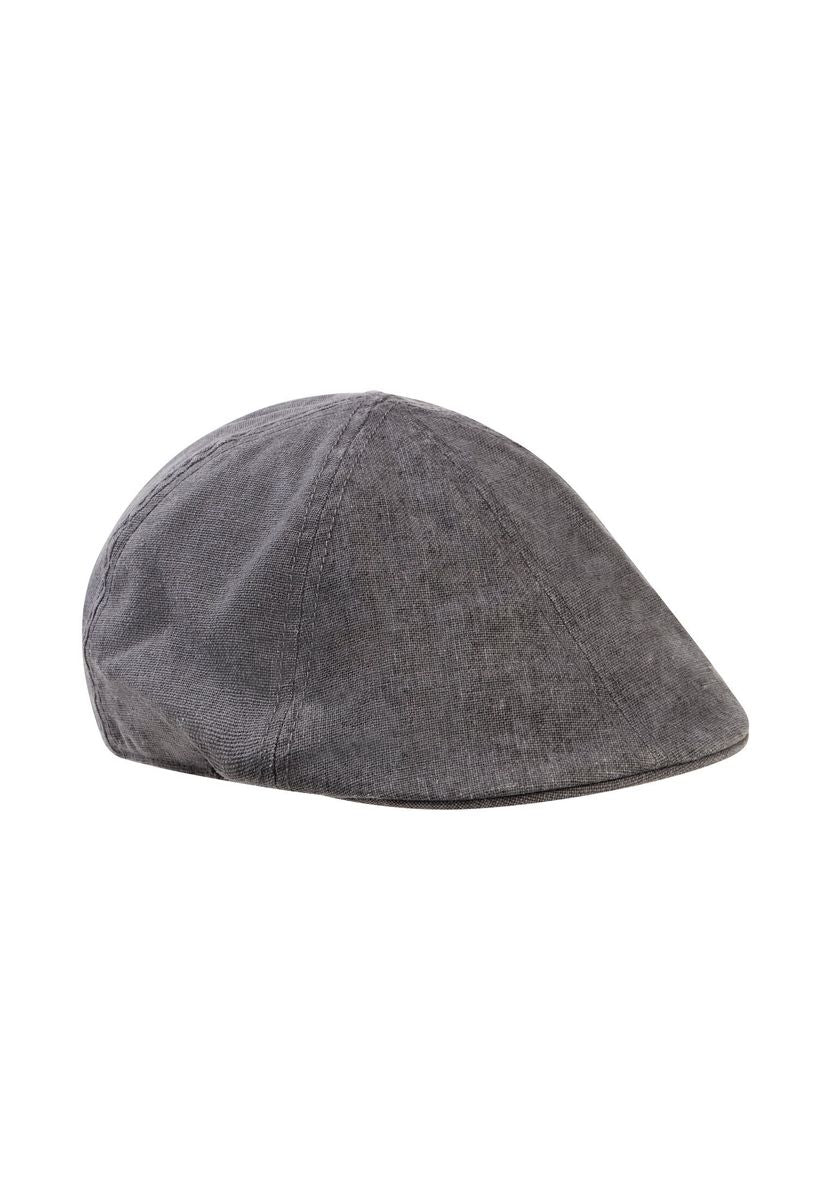 Flat Cap aus Leinen-Mix