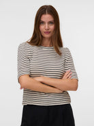 VMOHIA 2/4 O-NECK TOP JRS