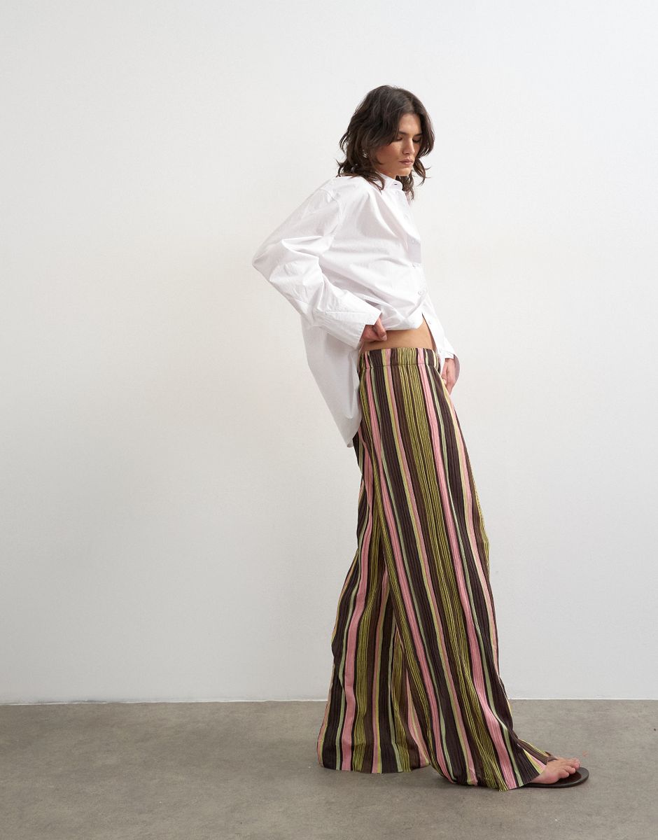 TSMARIE TIE WIDE LEG TROUSERS JRS