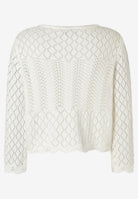 Ajour-Pullover mit 3/4 Arm