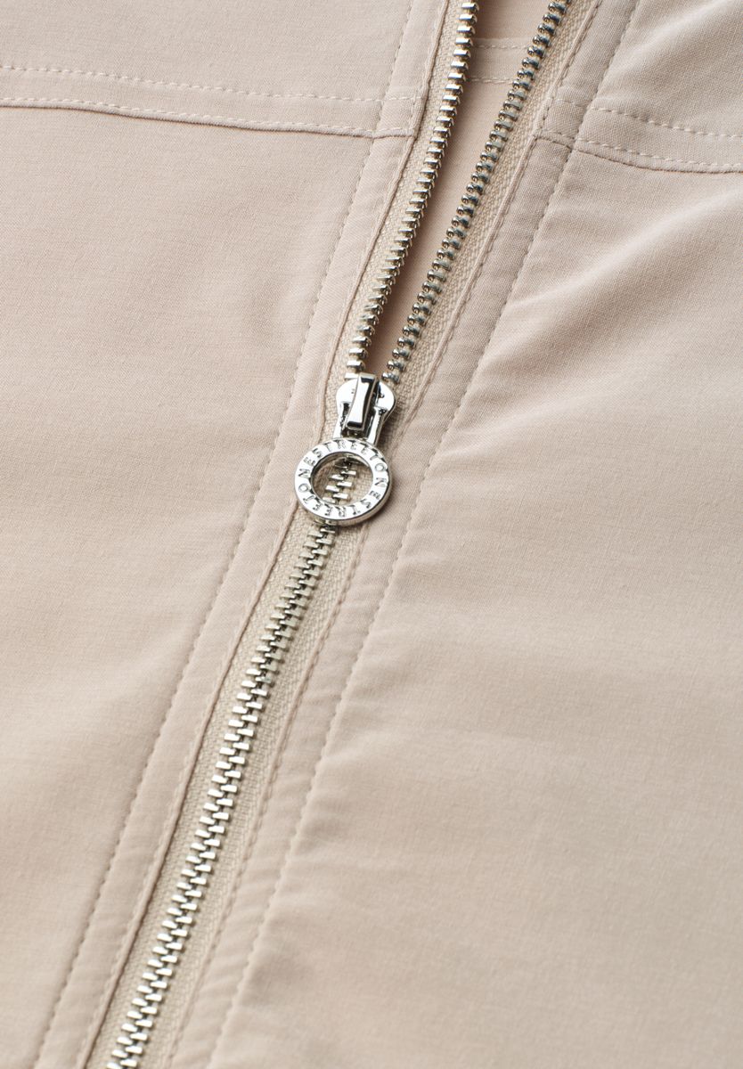 Langarm Blouson mit Zipper