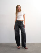 TSBARREL HR DENIM JEANS BLW NOOS
