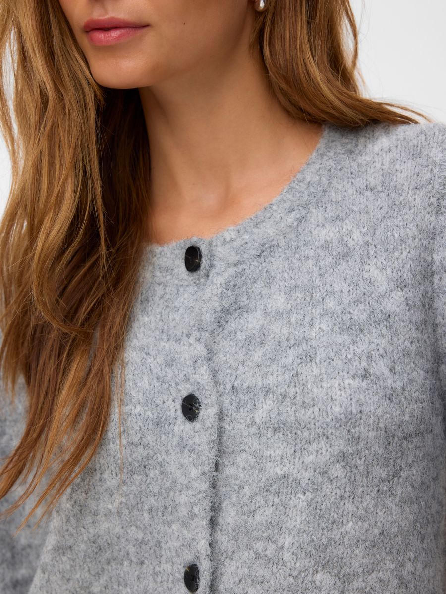 VMNOVAH LS O-NECK BUTTON CARDI GA N