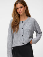 VMNOVAH LS O-NECK BUTTON CARDI GA N