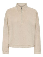 ONLNEW DALLAS L/S HIGHNECK ZIP SWT NOOS
