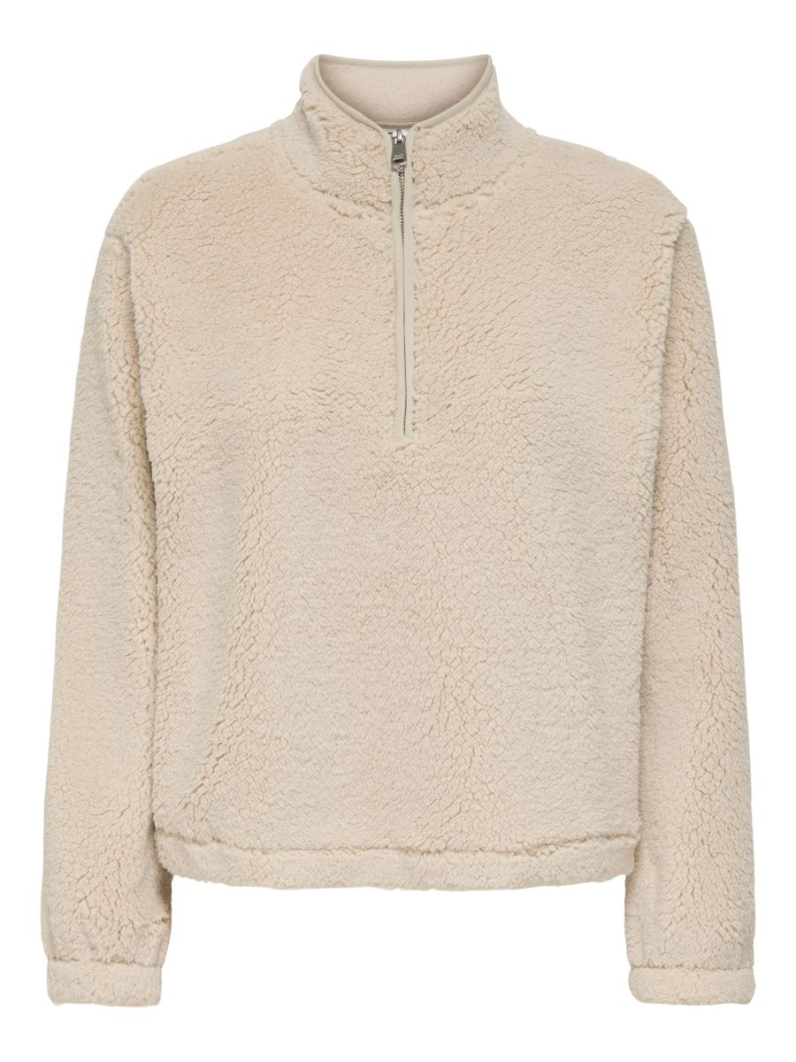 ONLNEW DALLAS L/S HIGHNECK ZIP SWT NOOS