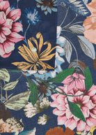 Schal aus Viskose mit Blumen-Muster