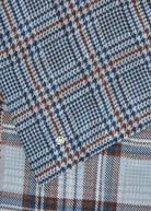 Loop aus recyceltem Polyester mit Karo-Mix