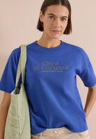 Kurzarm Sweatshirt mit Embroidery