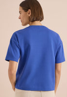 Kurzarm Sweatshirt mit Embroidery