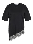 NMEASY LACE DETAIL S/S T-SHIRT /TNT