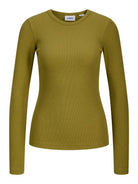 JXFREYA STR LS RIB TEE JRS NOOS