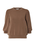 SLWTENNY 3/4 SWEAT TOP NOOS