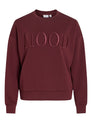 VIREFLECT MOOD EMB L/S SWEAT TOP/R/3