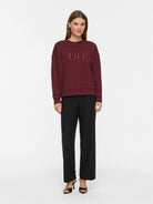 VIREFLECT MOOD EMB L/S SWEAT TOP/R/3