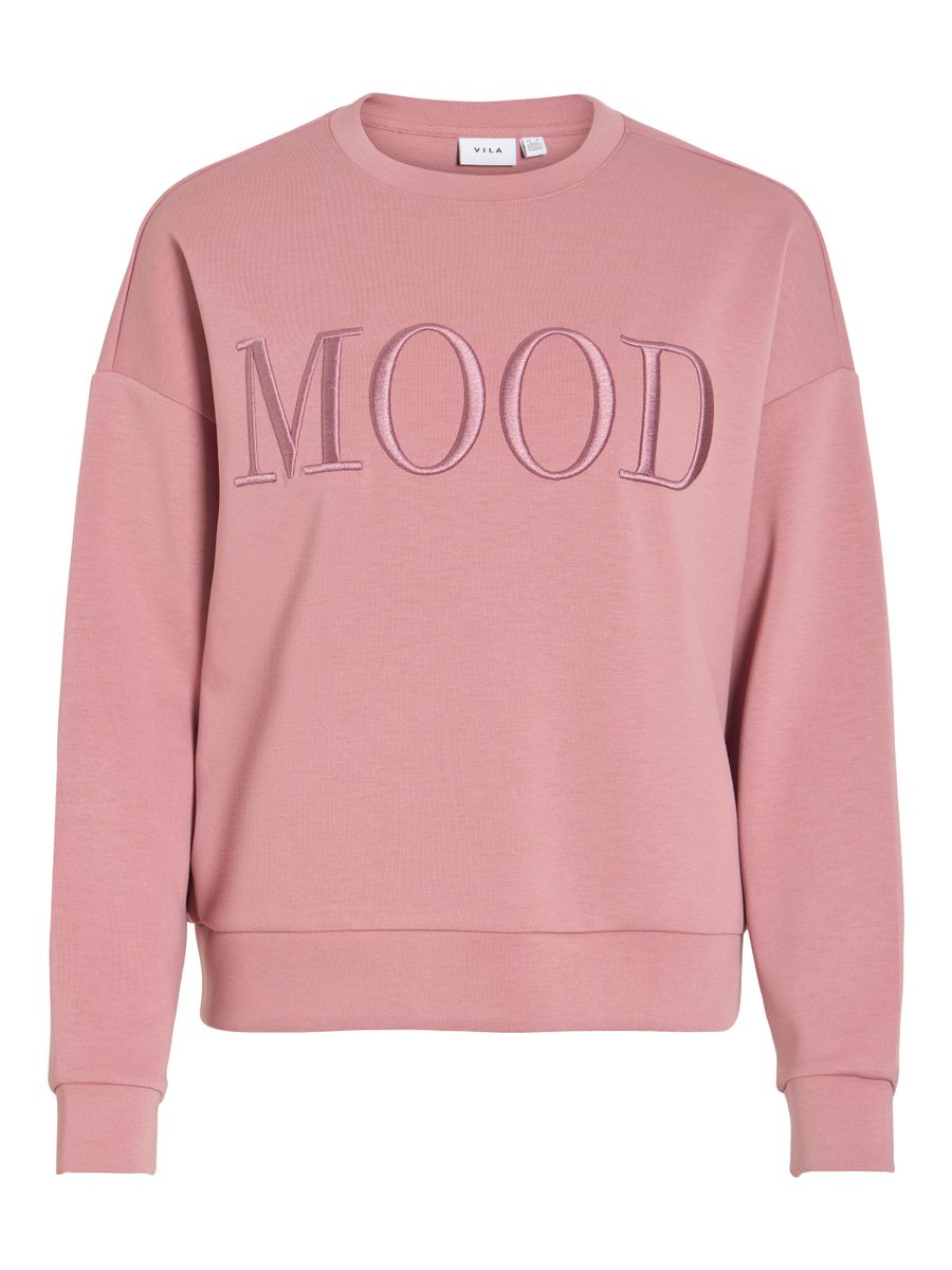 VIREFLECT MOOD EMB L/S SWEAT TOP/R/3