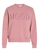 VIREFLECT MOOD EMB L/S SWEAT TOP/R/3