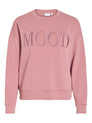 VIREFLECT MOOD EMB L/S SWEAT TOP/R/3