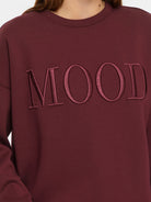 VIREFLECT MOOD EMB L/S SWEAT TOP/R/3