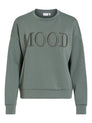 VIREFLECT MOOD EMB L/S SWEAT TOP/R/3