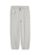 Jogginghose mit Snoopy-Print in Melange-Optik
