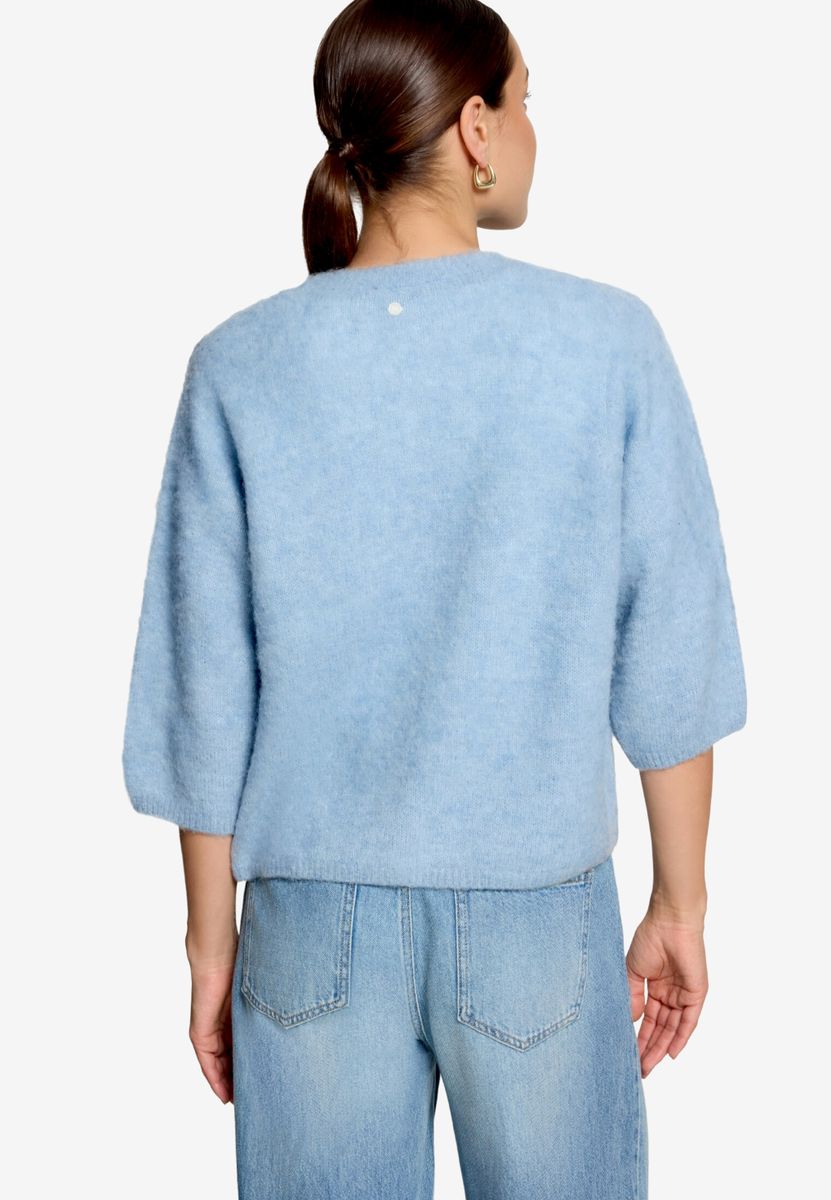 Strickjacke 3/4 Arm mit Knöpfen