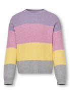 KOGSANDY L/S STRIPE PULLOVER KNT NO
