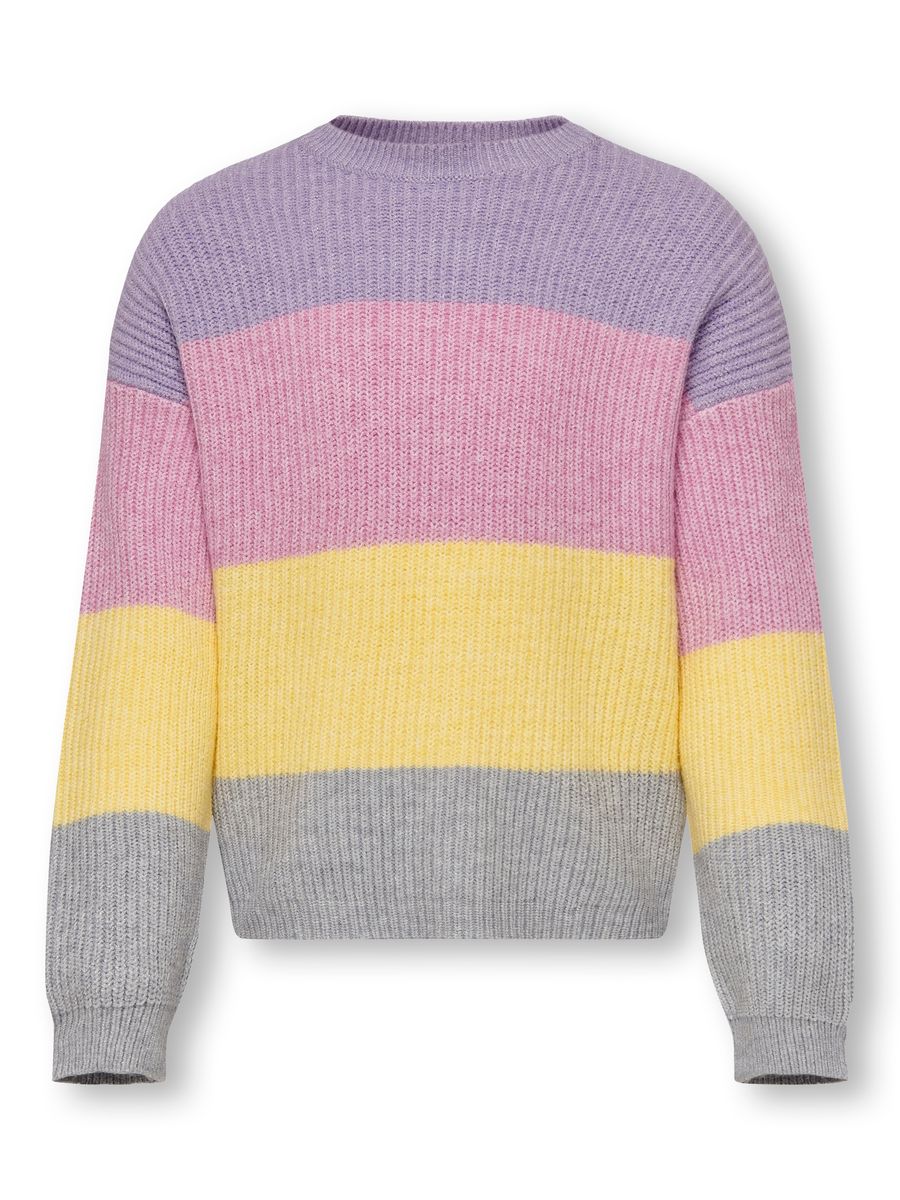 KOGSANDY L/S STRIPE PULLOVER KNT NO