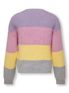 KOGSANDY L/S STRIPE PULLOVER KNT NO