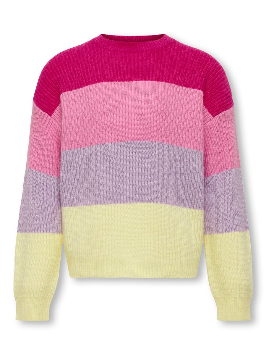 KOGSANDY L/S STRIPE PULLOVER KNT NOOS